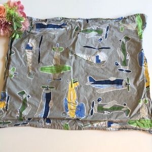Pottery Barn Kids Airplane Sham Gray Old Plane Pillow Sham Pottery Barn